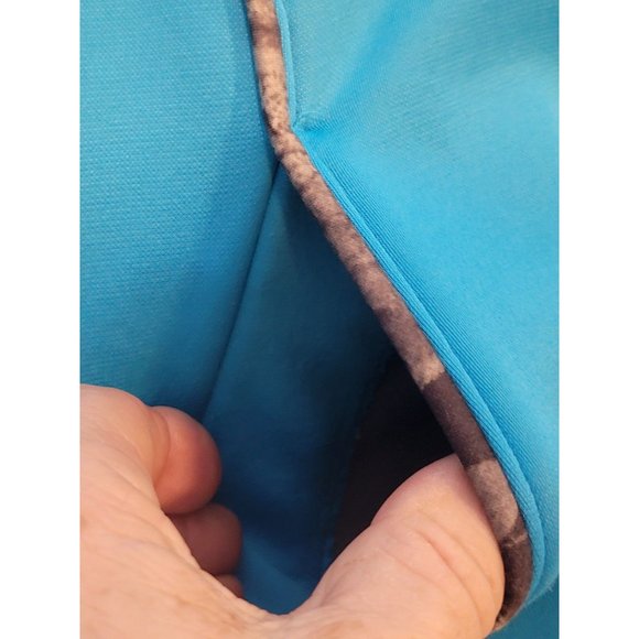 Under Armour Pull Over Hooded Sweatshirt‎ Medium Blue Logo - Picture 6 of 7